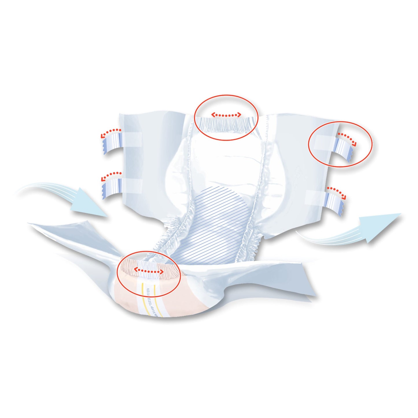 Seni® Super Plus Unisex Adult Incontinence Brief X-Large Disposable Heavy Absorbency (1163830_PK)