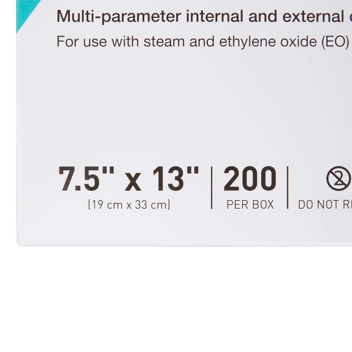 McKesson Argent™ Sure-Check® Sterilization Pouch Ethylene Oxide (EO) Gas / Steam 7-1/2 X 13 Inch Transparent / Blue Self Seal Paper / Film (524881_CS)
