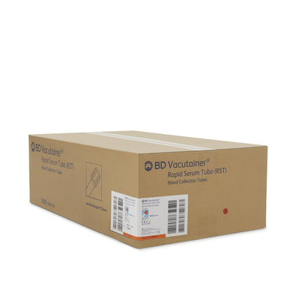 BD Vacutainer® Venous Blood Collection Tube Clot Activator Additive 5 mL BD Hemogard™ Closure Polyethylene Terephthalate (PET) Tube (732877_CS)