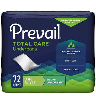 Prevail® Total Care™ Disposable Underpad 23 X 36 Inch Fluff Light Absorbency (572725_BG)