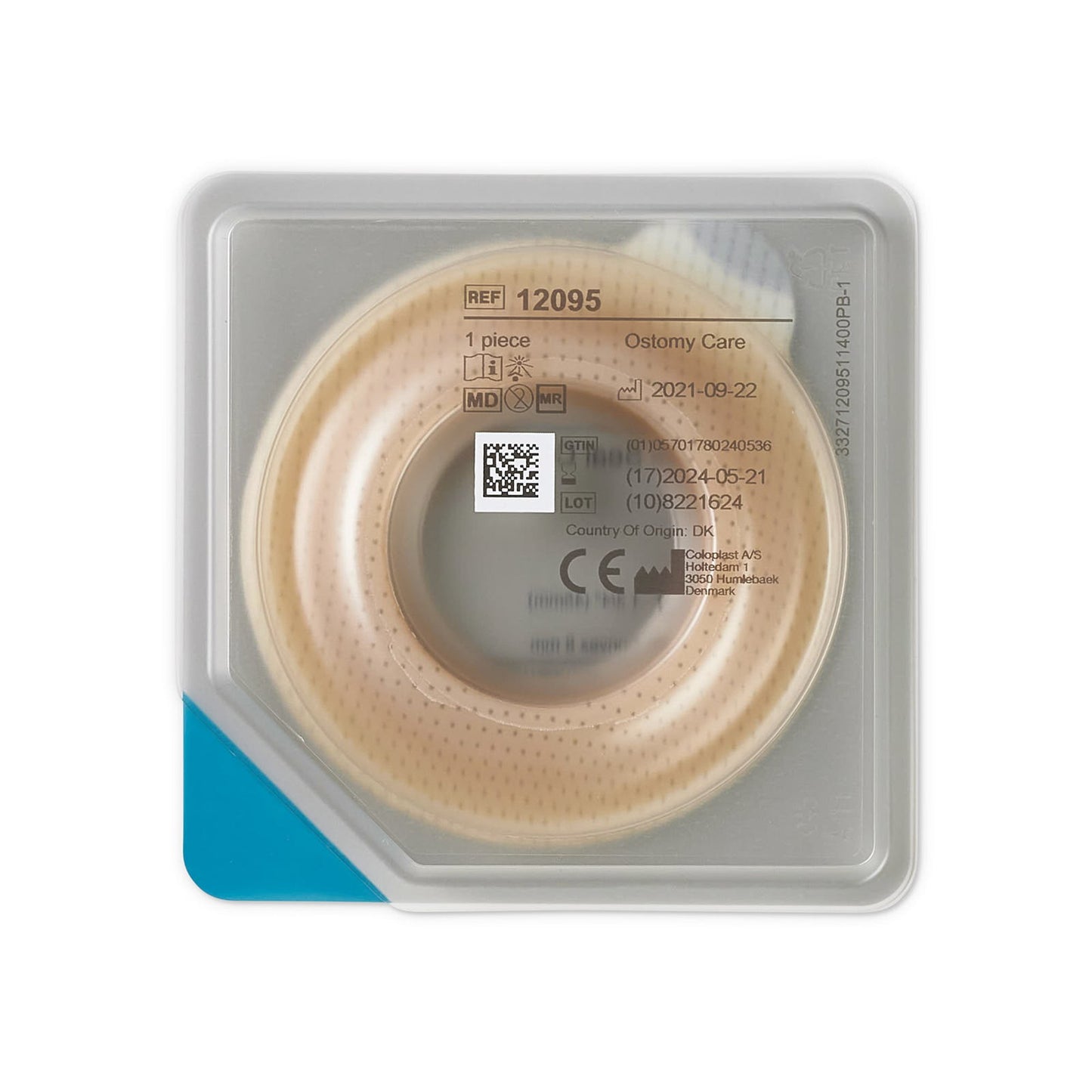 Brava® Ostomy Seal Convex, Starter Hole 1-3/4 Inch (45mm) (1194630_BX)