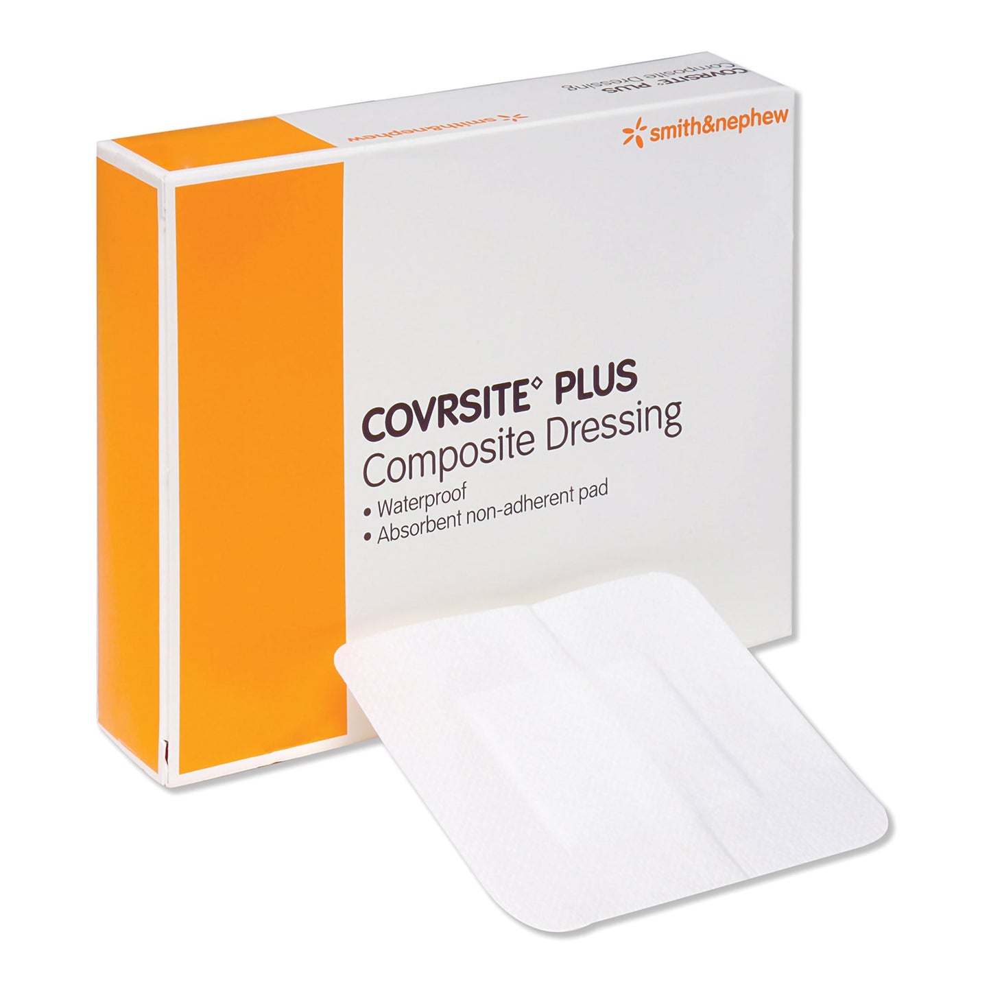 COVRSITE Plus Composite Dressing 6 X 6 Inch Square NonSterile Film Backing (407733_CS)