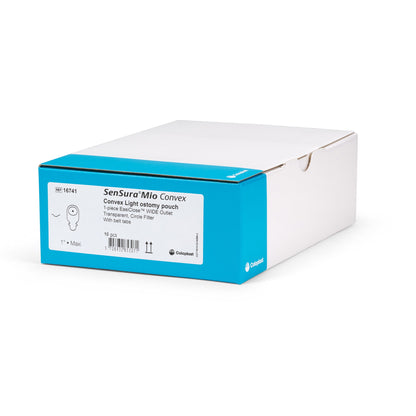 SenSura® Mio Convex Ostomy Pouch One-Piece System 11 Inch Length, Maxi Convex Light, Pre-Cut 1 Inch Stoma Drainable (1004613_BX)