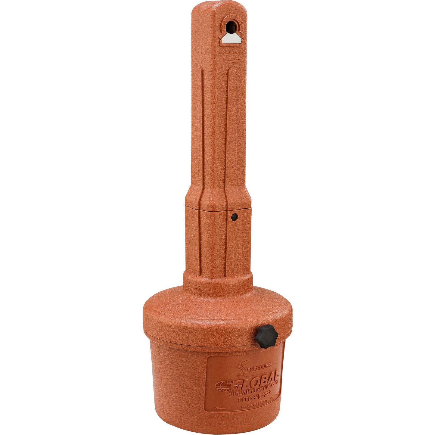 Global Industrial Outdoor Ashtray, 1-1/2 Gallon, Terracotta (WB261391RG)