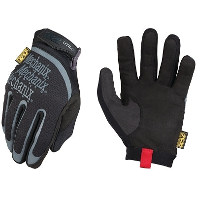 Mechanix Wear Utility Gloves, Medium, Black (484-H15-05-009)