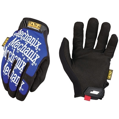 Mechanix Wear The Original® Gloves, Nylon/Synthetic Leather/Thermal Plastic Rubber (TPR)/TrekDry®/Tricot, Medium, Blue/Black (484-MG-03-009)