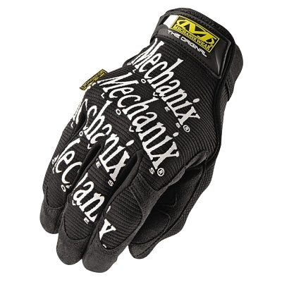 Mechanix Wear The Original® Gloves, Nylon/Synthetic Leather/Thermal Plastic Rubber (TPR)/TrekDry®/Tricot, Medium, Black (484-MG-05-009)