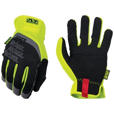 Mechanix Wear FastFit® E5 Cut Resistant Gloves, 10/Large, Black/Yellow (484-SFF-C91-010)