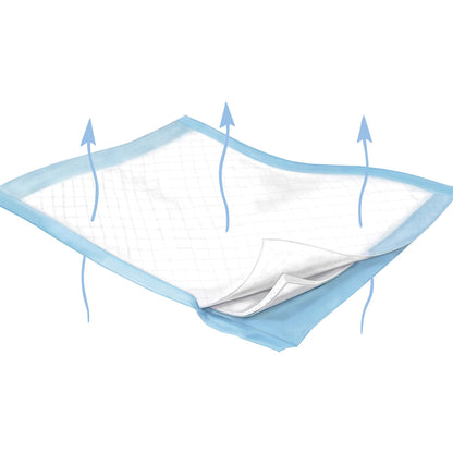 Wings™ Breathable Plus Disposable Underpad 30 X 36 Inch Fluff / Polymer Heavy Absorbency (533483_CS)
