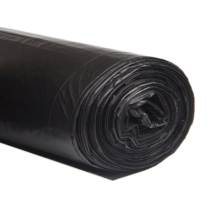 McKesson Trash Bag 56 gal. Black LLDPE 1.5 mil 43 X 47 Inch Star Seal Bottom Coreless Roll (1137659_CS)