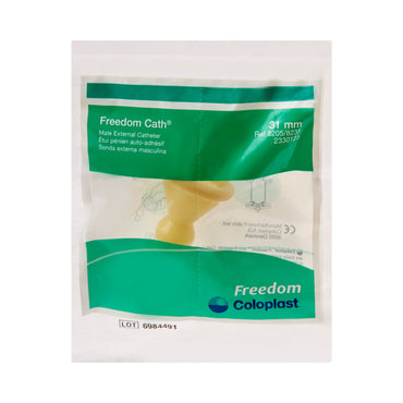 Freedom® Cath Male External Catheter Self-Adhesive Seal Latex Intermediate (327124_EA)