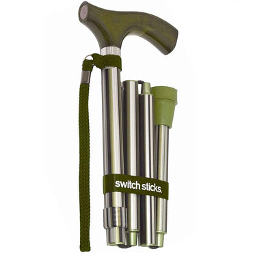 Switch Sticks® Folding Cane Aluminum 32 to 37 Inch Height Huntington Print (1049990_EA)