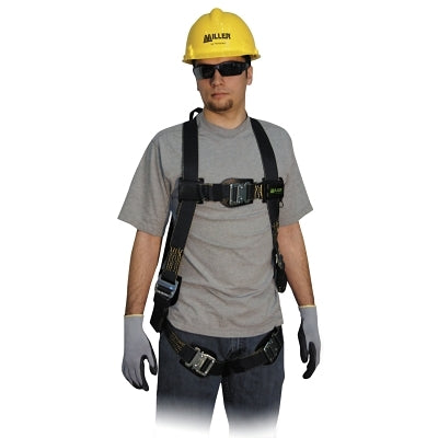 PIP Non-Stretch Harness, Back D-Ring, Kevlar, Tongue Legs, Mating Chest, 3X-Large (493-850KQCXXXLBK)