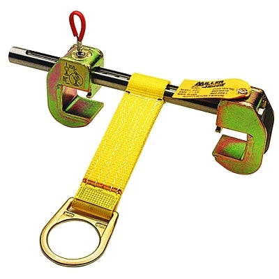 Miller Fall Protection Shadow Beam Anchors, Fits 4 to 12 in Flange, Lightweight, Fixed (493-8815-12)