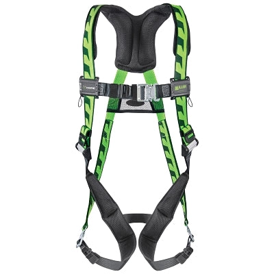 Honeywell AirCore™ Full-Body Harness, Steel Side/Back D-Rings, 2X/3X, Quick-Connect Straps, Green (493-AC-QC-BDP23XLGN)