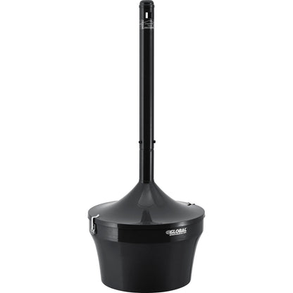 Global Industrial Steel Outdoor Ashtray, 4-1/2 Gallon, Black (WB641447BK)