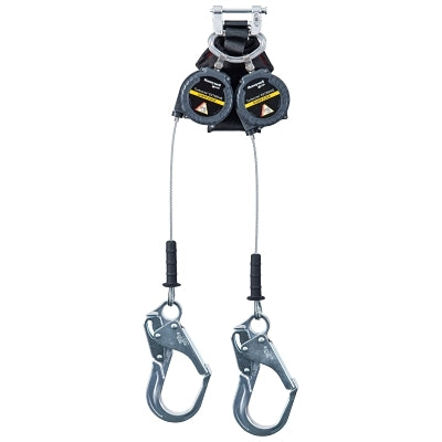 PIP TurboLite™ EXTREME Sharp Edge Personal Fall Limiter, 6 ft, Galv Cable, Steel Snap Hook, 2 Leg, 420 lb (493-MFLEC2-36FT)
