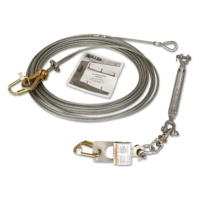 PIP SkyGrip Wire Rope Lifeline Kit, with Two 416 D-Bolt Anchor (493-SG41660FT)