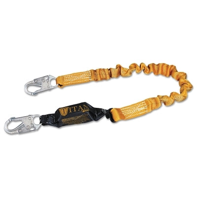 Honeywell Titan II Tie-Back Lanyards, 6 ft, Snap Hook, 9800 lb, 1 Leg (493-T6111TB-Z76FTAF)
