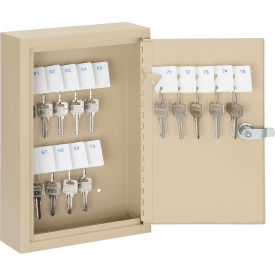 Global Industrial Key Cabinet - 30 Keys, Sand (WB493318)
