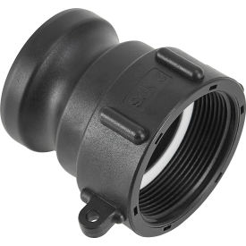 Global Industrial Polypropylene 2" Female NPS Pipe Thread x 2" Part A Camlock Adapter (WB493522)