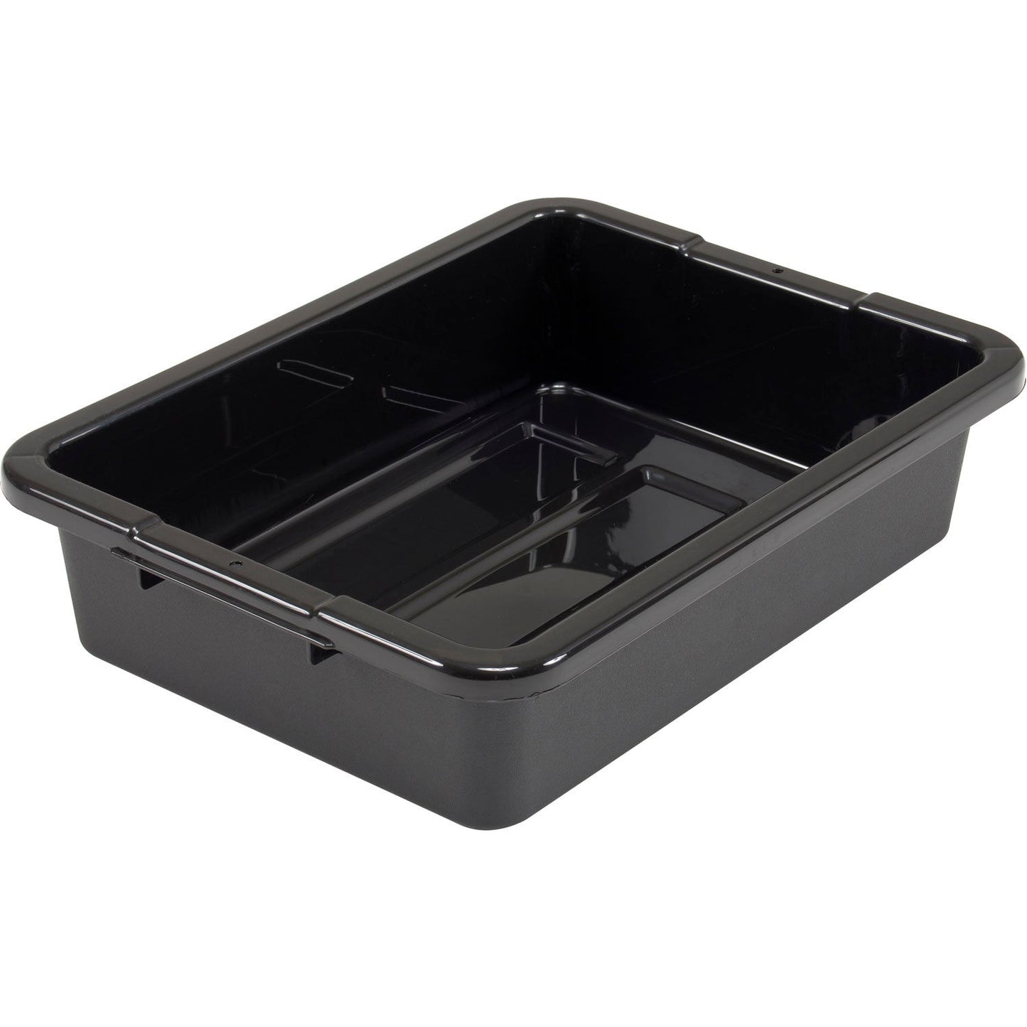 Global Industrial NSF Plastic Bus Tub, 20"L x 15"W x 5"H, Black (WB493681BK)