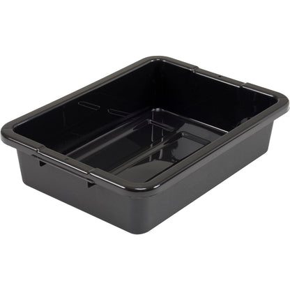 Global Industrial NSF Plastic Bus Tub, 20"L x 15"W x 5"H, Black (WB493681BK)