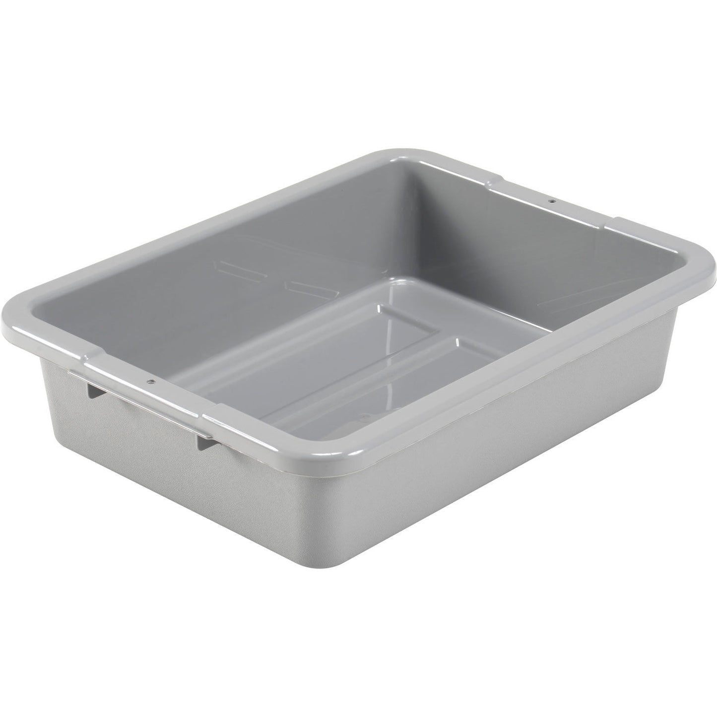 Global Industrial NSF Plastic Bus Tub, 20"L x 15"W x 5"H, Gray (WB493681GY)