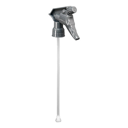 Impact® Chemical Resistant Trigger Sprayer, 1.4 mil, 10 Inch Tube, Gray, 100/Case (IMP4950CT)