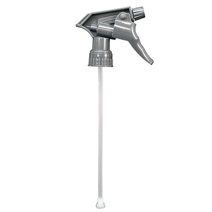 Impact® Chemical Resistant Trigger Sprayer, 1.4 mil, 10 Inch Tube, Gray, 100/Case (IMP4950CT)