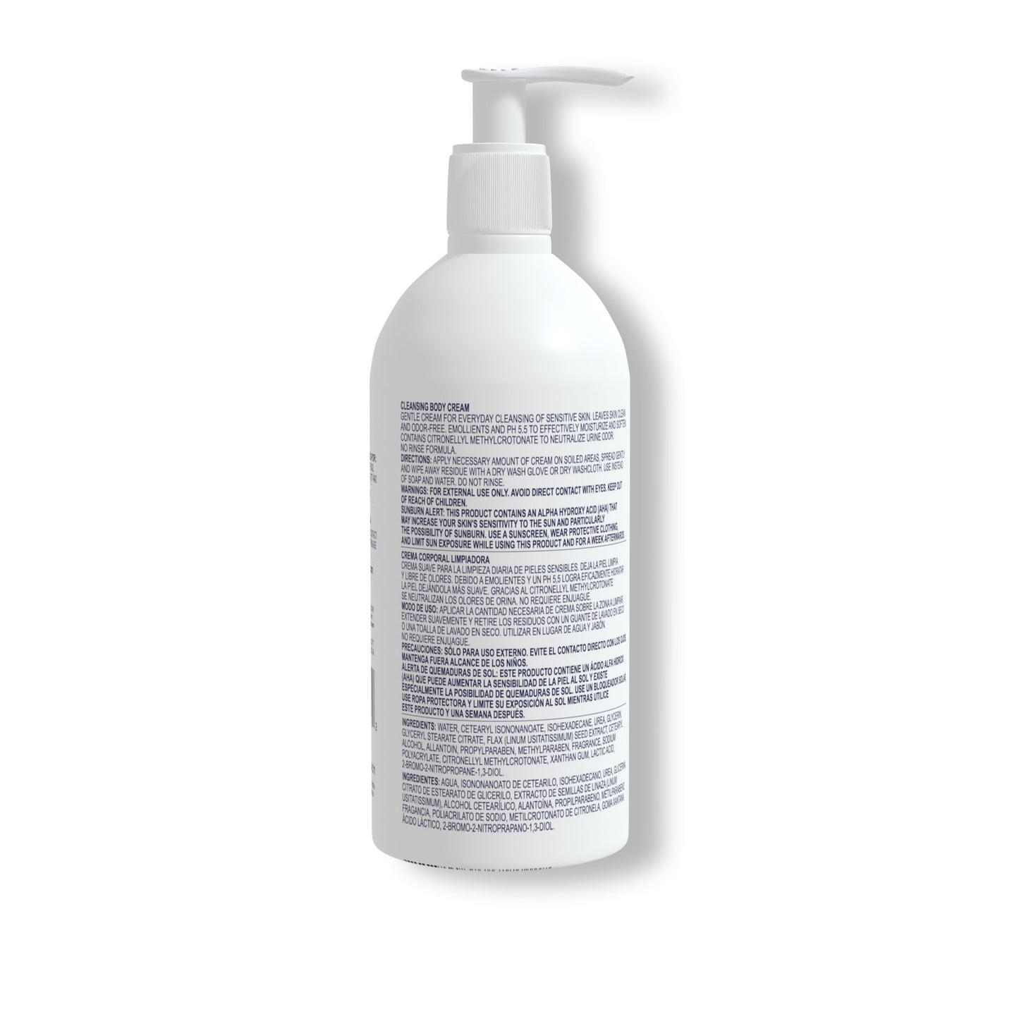 Seni® Care Rinse-Free Body Wash Cream 8 oz. Pump Bottle Light Scent (1163814_EA)