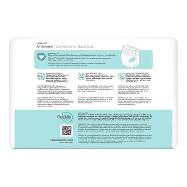 Tranquility® Essential Unisex Adult Absorbent Underwear Pull On with Tear Away Seams X-Small Disposable Heavy Absorbency (696226_BG)