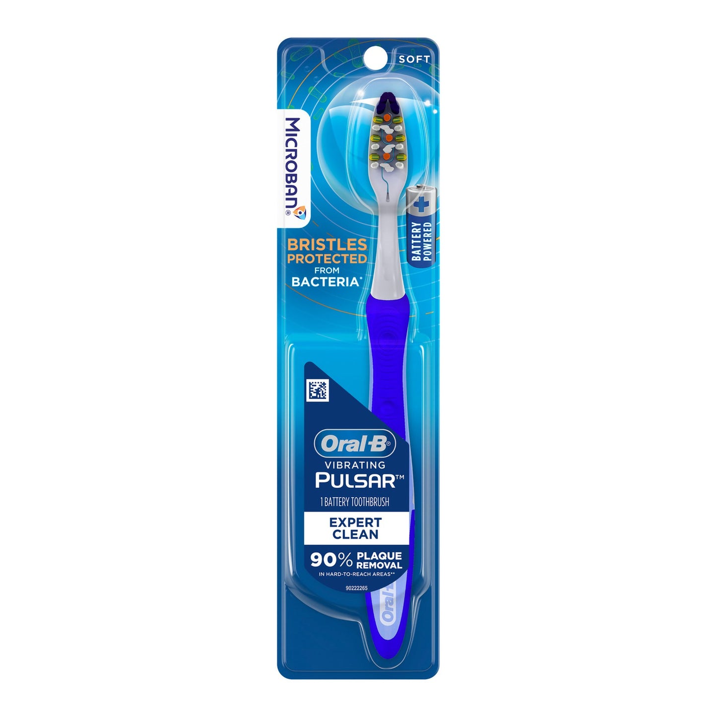 Oral-B Pulsar Toothbrush Blue / White Adult Soft (1231760_EA)