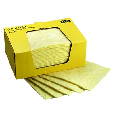 3M High-Capacity Chemical Sorbent Pads, Absorbs 3.92 gal (498-C-PD914DD)