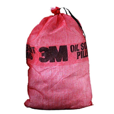 3M Petroleum Sorbent Pillow, Absorbs 3.5 gal, 24.38 in x 27.46 in (498-T-240)