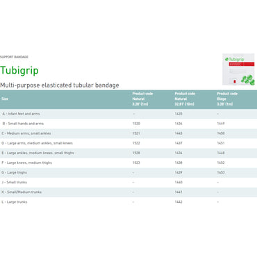 Tubigrip® Elastic Tubular Support Bandage 2-1/2 Inch X 11 Yard Small Hand / Arm Pull On Natural NonSterile Size B Standard Compression (683709_EA)