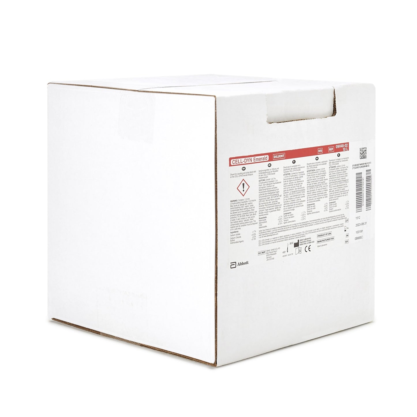 Cell-Dyn® Hematology Reagent Diluent Not Test Specific For Cell-Dyn Emerald Analyzer (861613_EA)