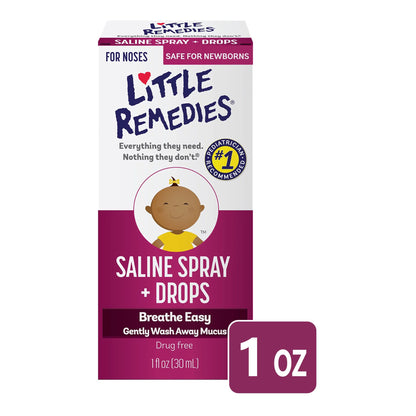Little Remedies® Saline Nasal Spray 0.65% Strength 1 oz. (1231451_EA)