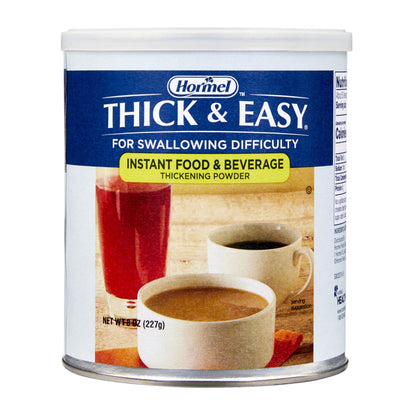 Thick & Easy® Food and Beverage Thickener 8 oz. Canister Unflavored Powder IDDSI Level 0 Thin (579399_CS)