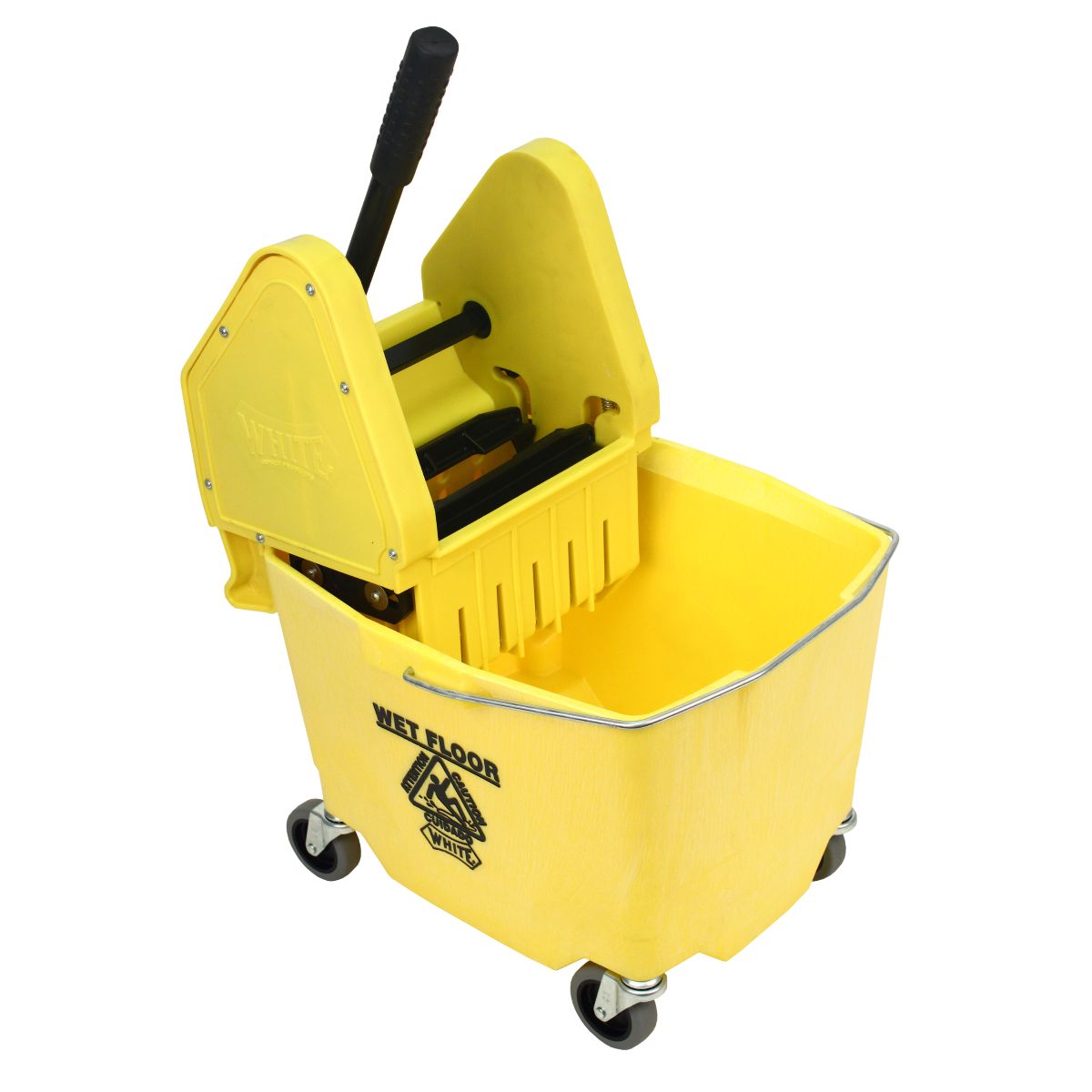 Impact® Sidepress Bucket & Wringer Combo, Yellow, 1/Case (IMP4Y2635-3Y)