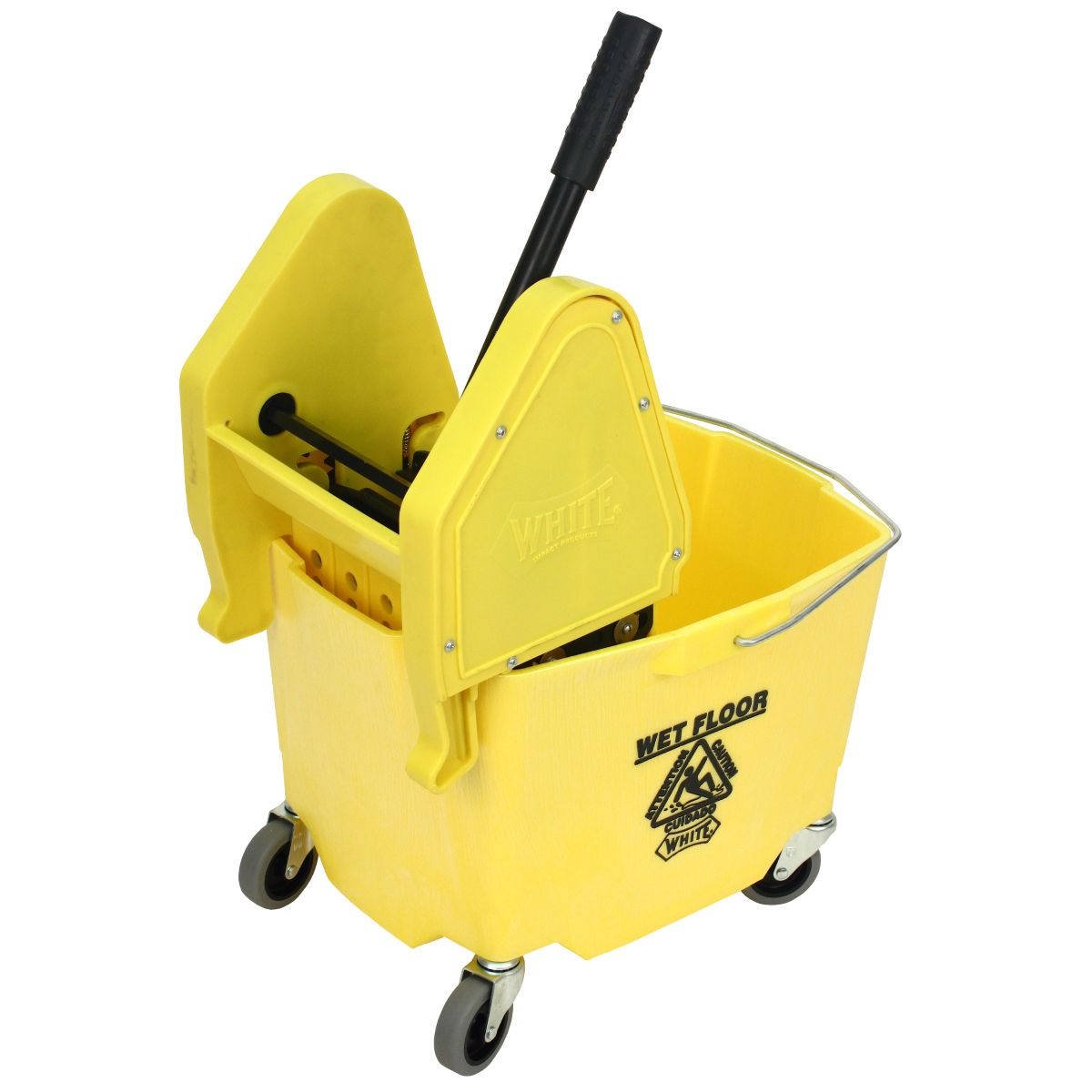 Impact® Sidepress Bucket & Wringer Combo, Yellow, 1/Case (IMP4Y2635-3Y)