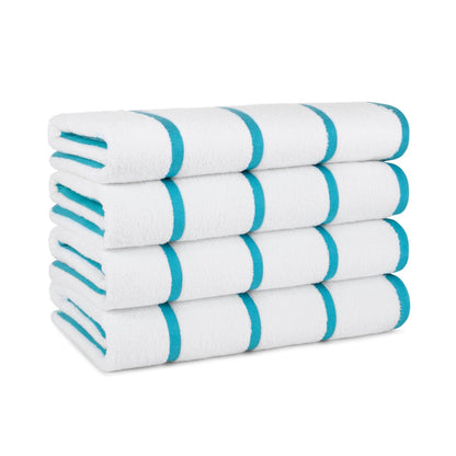 Hospeco® Las Rayas Beach Towel 30x60 Blue, 24/Case (HOSBT-HS3060-15BL-CS)