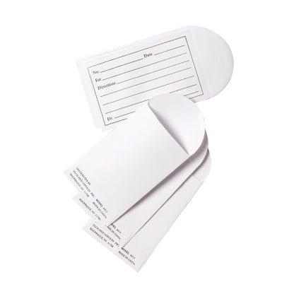 Tech-Med® Medication Envelope White 3½ X 2¼ Inch (771690_BX)