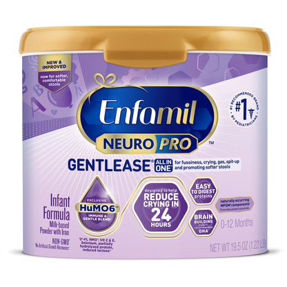 Enfamil NeuroPro™ Gentlease® Infant Formula Unflavored 19.5 oz. Tub Powder (1252750_EA)