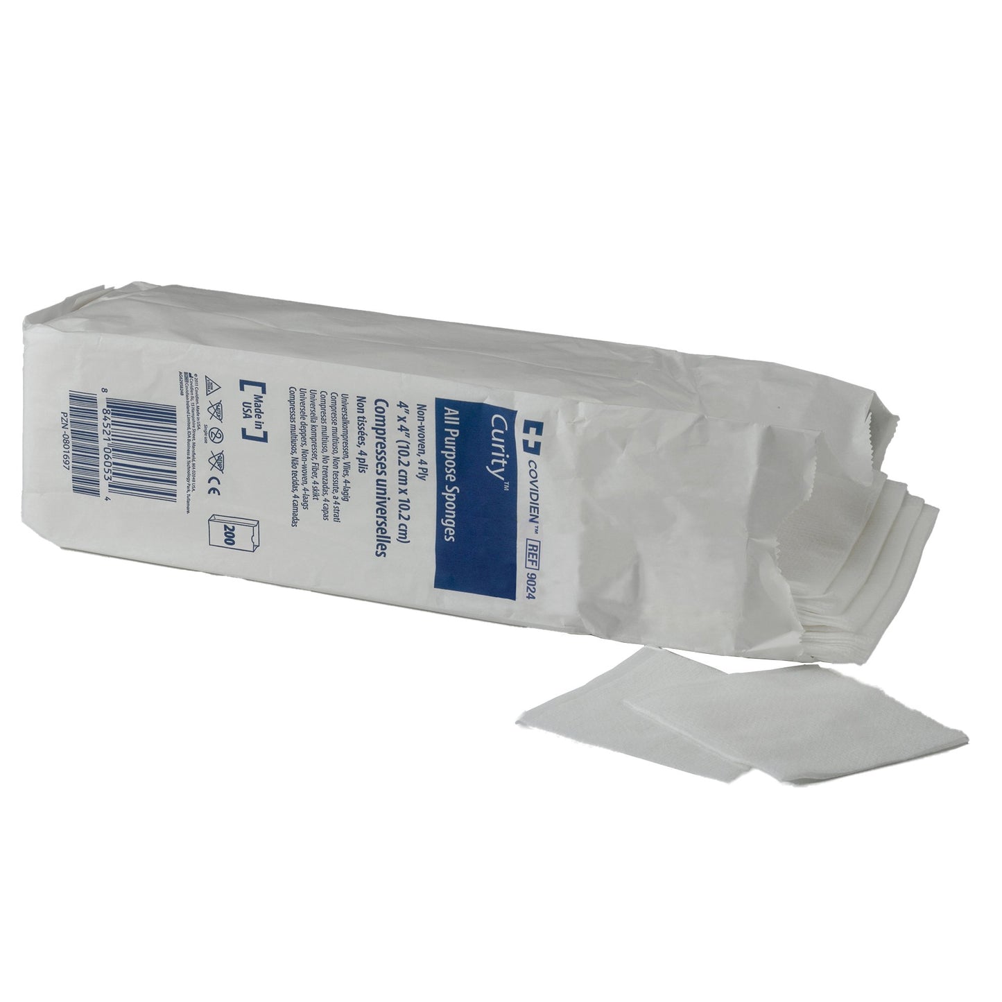 Curity™ Nonwoven Sponge 2 X 2 Inch 3-Ply NonSterile 200 per Pack (184059_CS)