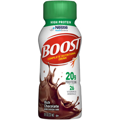 Boost® High Protein Oral Supplement Rich Chocolate Flavor Liquid 8 oz. Bottle (1107868_PK)
