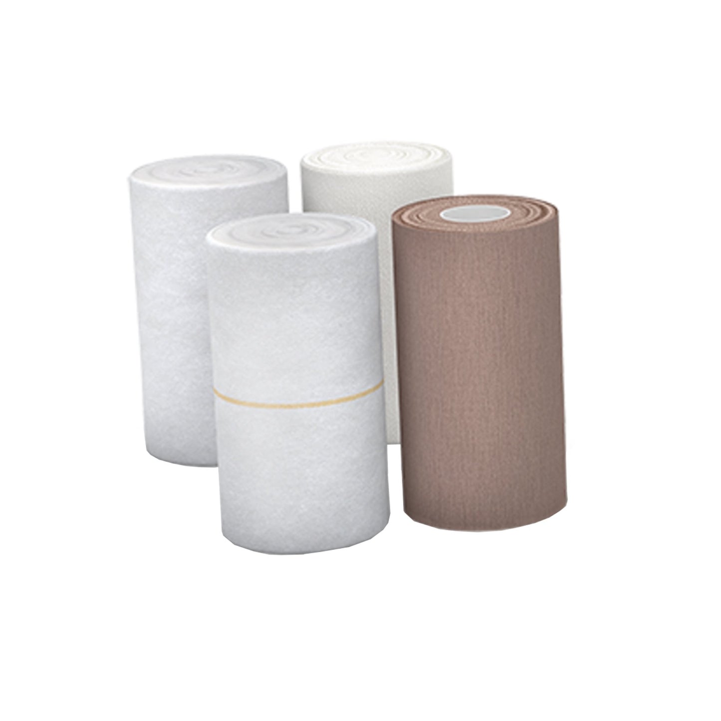 JOBST® Comprifore® LF 4 Layer Compression Bandage System 7 to 10 Inch No Closure Tan / White NonSterile 40 mmHg (1011775_KT)