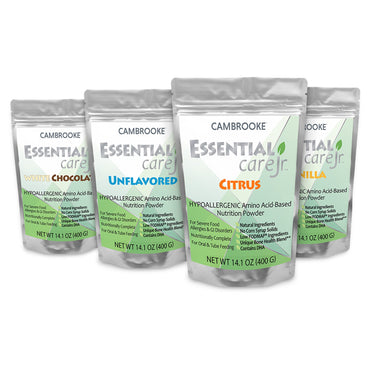 Essential Care Jr™ Pediatric Oral Supplement Vanilla Flavor 14.1 oz. Pouch Powder Amino Acid Food Allergies (1190432_EA)