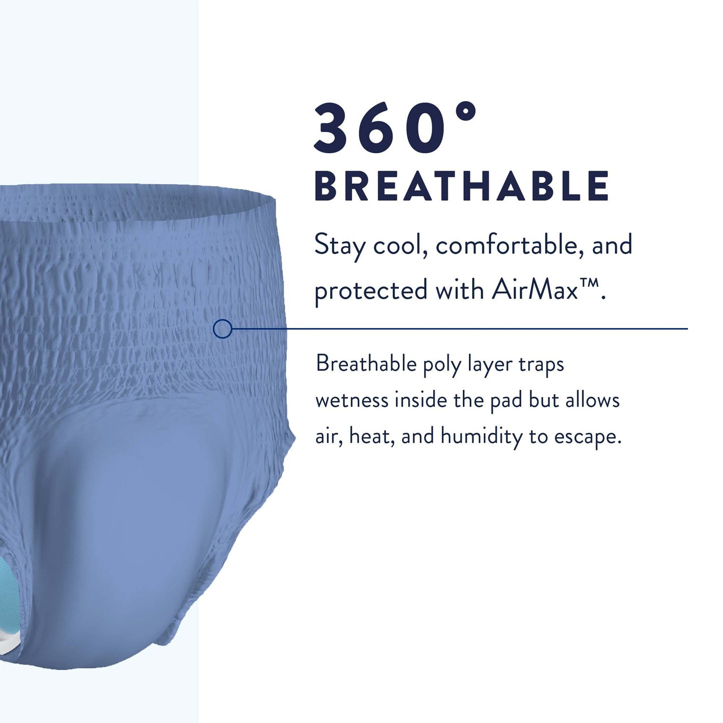 Prevail® Per-Fit® Male Adult Absorbent Underwear Pull On with Tear Away Seams Medium Disposable Heavy Absorbency (881919_CS)