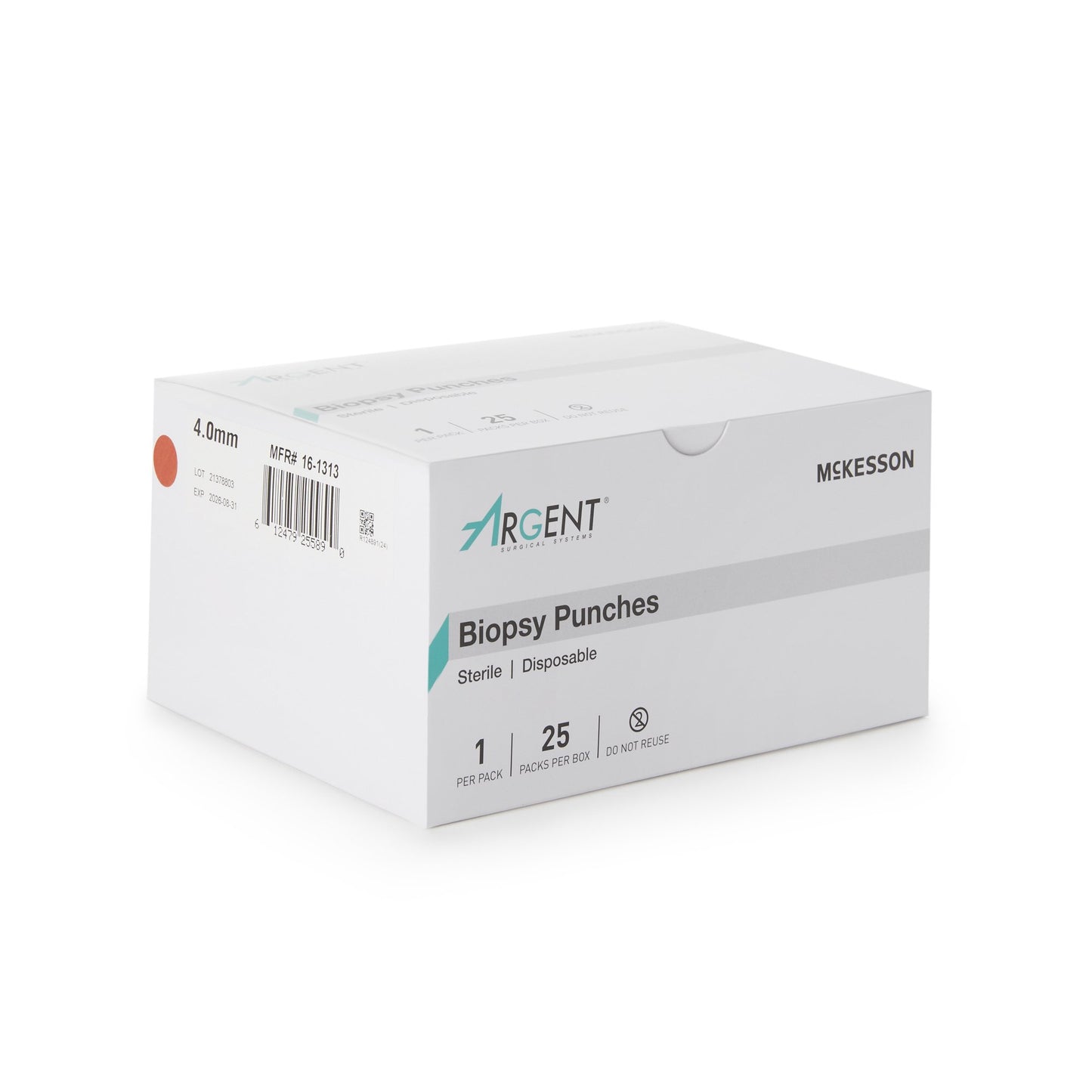 McKesson Argent™ Biopsy Punch Dermal 4 mm (1175174_CS)